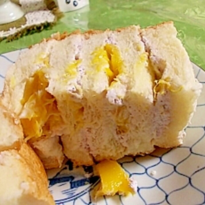 マンゴー缶詰でフルーツサンドウィッチ レシピ 作り方 By Mckee3348 楽天レシピ